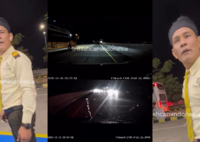 Hampir Laka! Viral Video Sopir Bus Ugal-Ugalan di Tol Trans Jawa, Rosalia Indah Janjikan Sanksi Tegas