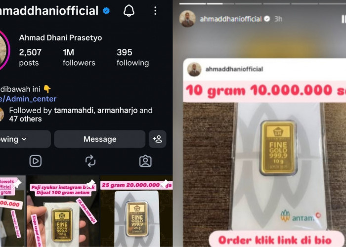 Usai Hilang Instagram Ahmad Dhani Munculkan Postingan Jual Antam dan HP Murah, Benarkah Dihack?