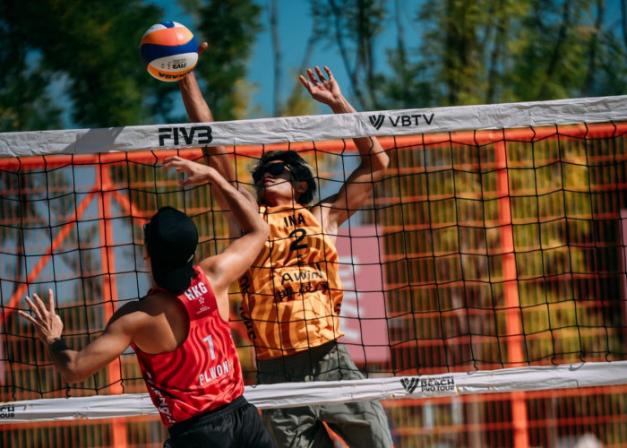 Mantap! Timnas Voli Pantai Bintang/Sofyan Tembus Perempat Final AVC Beach