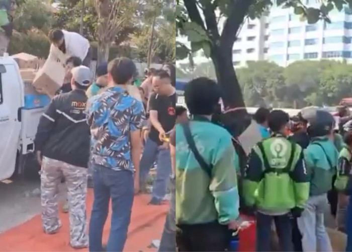 Bantuan Logistik Melimpah untuk Demo 27 Agustus di DPR, Warga dan Ojol Kompak Bersatu