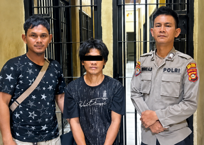 Buronan Polres Empat Lawang Pencuri Aset Perusahaan Senilai  Rp97 Juta Tertangkap di Jambi