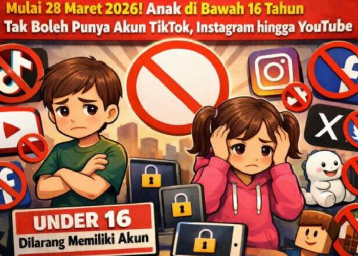 Anak Dilarang Main TikTok? Pemerintah Resmi Batasi Akun Digital di Bawah 16 Tahun, Ini Alasannya!