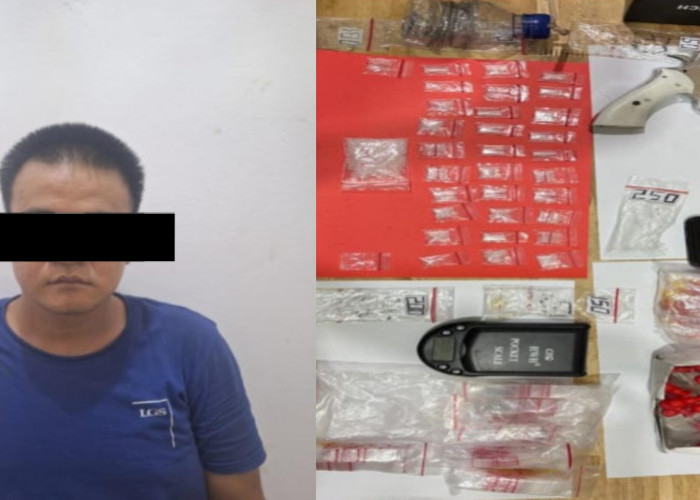 Waduh, Pengedar Narkoba di Campang Tiga Hulu Punya Senpi dengan 6 Peluru, Untung Tak Sempat Melawan