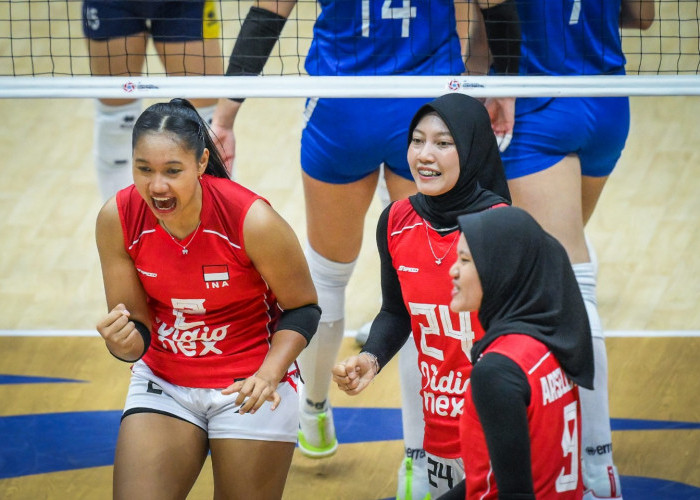 Indonesia Sikat Kazakhstan, Kemenangan Perdana Timnas Voli Putri di AVC Women's Continental 2026
