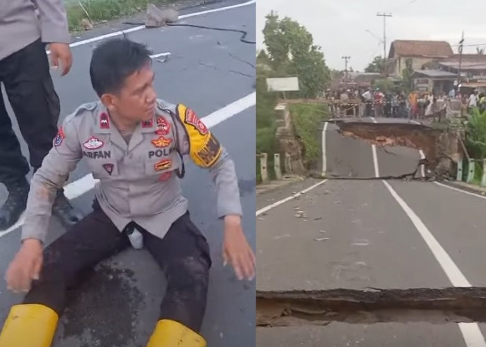 Arus Deras, Jembatan Muara Dua Ambruk, Anggota Polisi dan TNI Nyaris Tewas