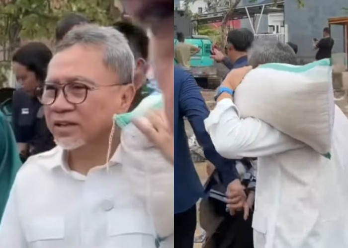 Viral Zulhas Panggul Beras di Lokasi Bencana Banjir Sumbar, PAN Bantah Pencitraan: Mudah Tersentuh Hatinya