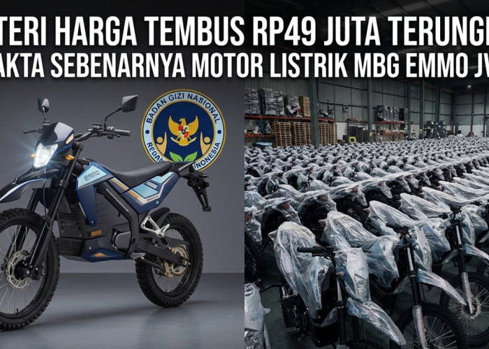 Heboh! Motor Listrik Operasional MBG Emmo JVX GT Harga Rp49 Juta, Intip Spesifikasi Lengkapnya