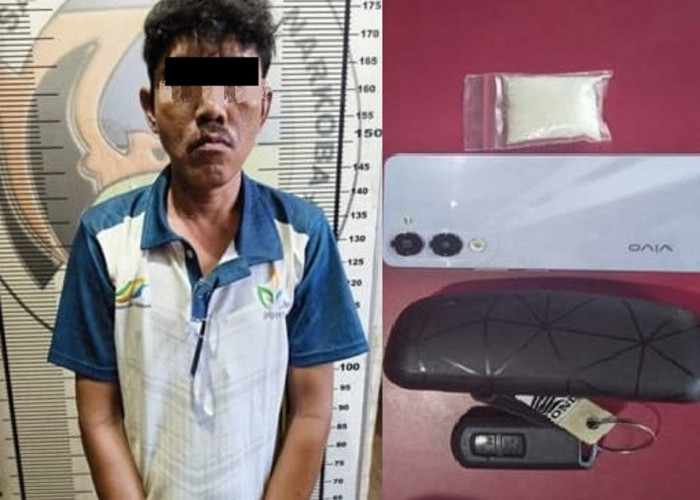Sita 10,5 Gram Sabu, Polisi Tangkap Pengedarnya di Tanjung Raman