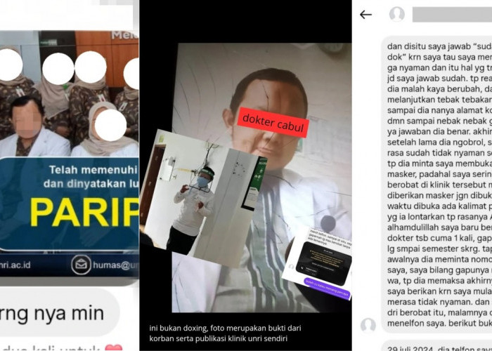Viral Skandal Pelecehan Seksual di Klinik UNRI, Mahasiswi Bongkar Modus Bejat Dokter Cabul Inisial LH