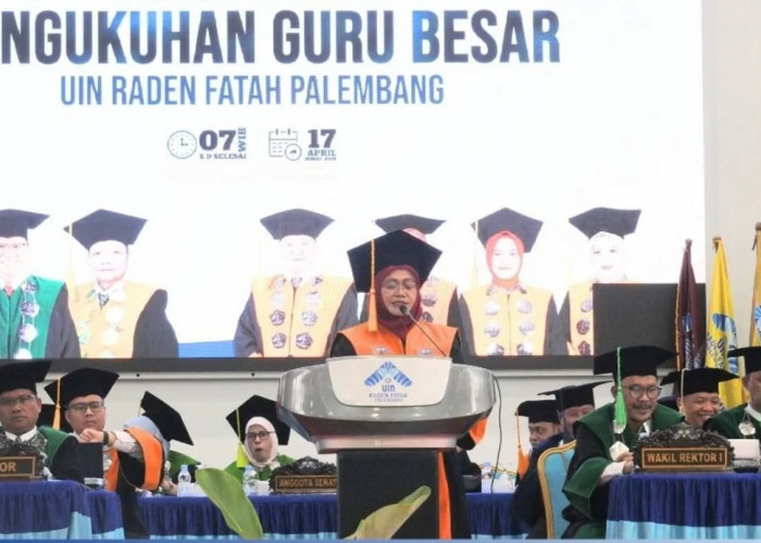 Guru Besar Bukan Hanya Pengembang Teori Tetapi Arsitek Peradaban, UIN Raden Fatah Tambah 4 Profesor