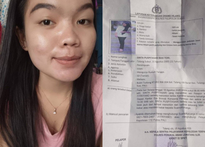 Sinta Hilang Saat Karnaval PALI, Keluarga Minta Bantuan Warganet