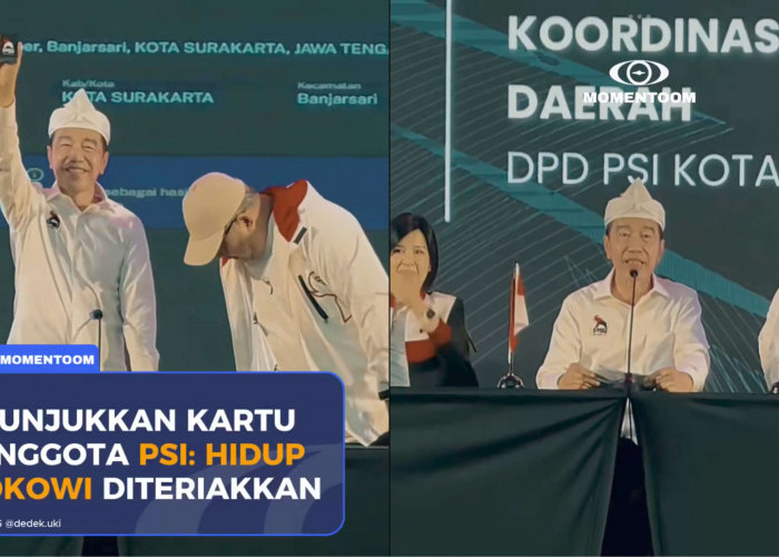 Jokowi Resmi Buka Kartu Anggota PSI di Bandung, Tegaskan Sudah Jadi Kader Sejak Oktober 2025