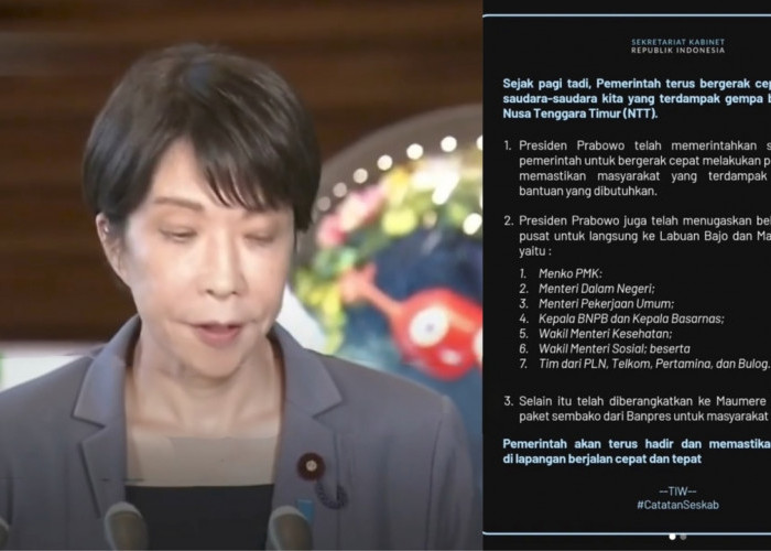 Netizen Murka! Beda Respons Jepang dan Indonesia Saat Gempa, PM Langsung di TV vs Posting IG Seskab