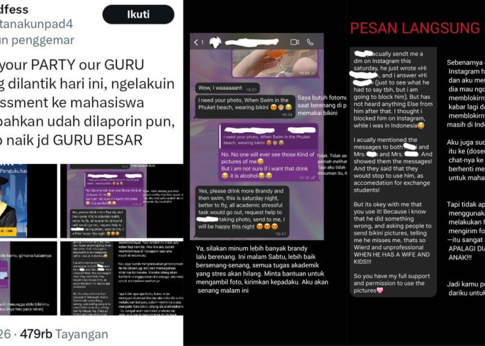 Setelah UI Giliran UNPAD! Suka Minta Foto 'Bikini' Guru Besar Diduga Lakukan Pelecehan ke Mahasiswa Exchange
