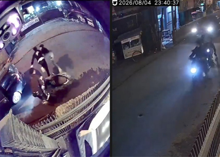 Begal Sadis Cimahi Selatan Terekam CCTV, Korban Avanza Hadang dan Tangkap Pelaku Bersama Massa