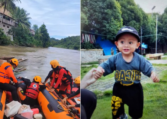 Jasad Findo Balita Hanyut di Sungai Komering Ditemukan Penyelam, Perahu Karet Tabrak Batu 