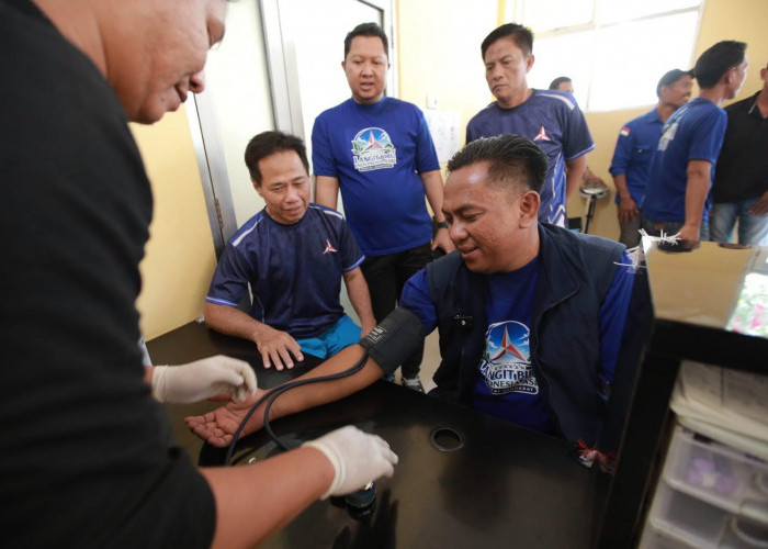 Setiap Tetes Darah yang Didonorkan Bukti Kepedulian Demokrat Prabumulih Membantu Sesama 