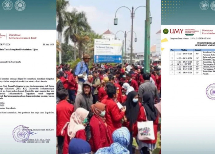 UMY Dukung Aspirasi Mahasiswa: Boleh Absen Kuliah Ikut Aksi Damai Titik Nol Jogja