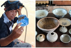 Menyelam Dasar Sungai Kedalaman 15-30 Meter, Barang Antik Diburu Orang Tionghoa 