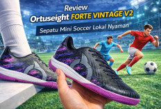 Ortuseight Forte Vintage V2, Sepatu Mini Soccer Lokal yang Nyaman, Ringan, dan Siap Diajak Gaspol