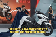 Inovasi Besar Yamaha Aerox e 2026, Motor Listrik Sporty yang Siap Ubah Pasar Skuter Indonesia
