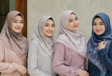 4 Rekomendasi Hijab Segiempat yang Mudah Dibentuk, Cocok untuk Kuliah hingga Kerja