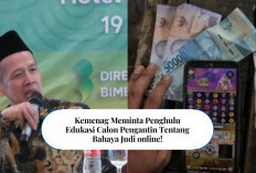Judi Online Makin Meresahkan! Kemenag Minta Penghulu Edukasi Calon Pengantin Tentang Judol, Ini Katanya...