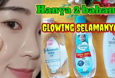 Rahasia Pemutih Wajah Dengan Baby Oil dan Air Mawar Dengan 3 Langkah Mudah, Wajah Auto Glowing Permanen!!