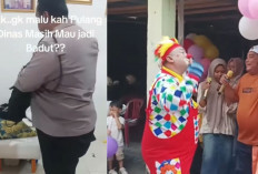 Viral! Kisah Inspiratif Polisi di Bangka Belitung Nyambi Kerja Jadi Badut Selepas Dinas Demi Nafkah Tambahan