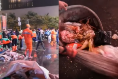 Lautan Sampah Pasca Malam Tahun Baru di Bundaran HI, Petugas PPSU Turun Tangan Sejak Dini Hari!