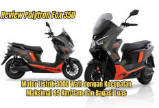 Review Polytron Fox 350, Motor Listrik 3000 Watt dengan Kecepatan Maksimal 95 Km/Jam dan Bagasi Luas