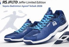 RS JFLTD Jeffer Limited Edition, Sepatu Badminton Agresif untuk Pemain Cepat,Desain Premium & Harga Bersahabat