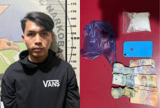 Tergiur Upah Rp 5 Juta, Pemuda Berwajah Lugu Ikut Bawa Sabu ke Prabumulih, Rekannya Lolos, Dia Tertangkap 