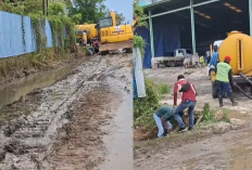 Akhirnya Tertangani! Genangan Air di Jalan Raya Stagen Kotabaru Diatasi setelah Lama Dikeluhkan