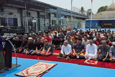 Rutan Kelas I Palembang Gelar Sholat Istisqa, Berdoa agar Hujan Segera Turun
