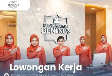 3 Loker Terbaru, PT Bening’s Pratama Group Buka 3 Posisi Lowongan Kerja, Cek Cara Daftarnya Disini 