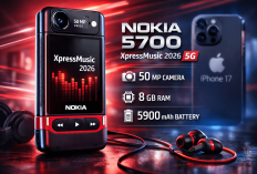 Kalahkan iPhone 17, Nokia 5700 XpressMusic 2026 5G Launching dengan Kamera 50 MP dan Batre 5,900mAh