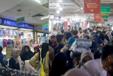 Jelang Lebaran, Pasar Tanah Abang Diserbu Pembeli tapi Omzet Pedagang Anjlok!