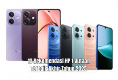 10 Rekomendasi HP 1 Jutaan Terbaik Akhir Tahun 2025, Spek Mantap dan Harga Bersahabat!