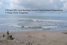 Tragis, Niat Rayakan Kelulusan, 4 Pelajar MTs Asal Bandung Terseret Ombak Pantai Pangandaran, 1 Orang Tewas...
