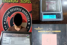 IRT Muara Enim Diciduk, Polisi Sita Sabu 3,40 Gram