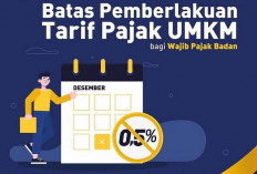 Siap-siap Pelaku UMKM! Pajak 0,5 Persen Tak Berlaku Tahun Depan