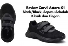 Carvil Vinland-01 Black/Black: Sepatu Sekolah Formal yang Elegan, Nyaman, dan Tahan Lama