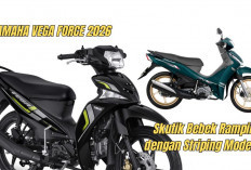 Yamaha Vega Force 2026: Skutik Bebek Ramping dengan Striping Modern