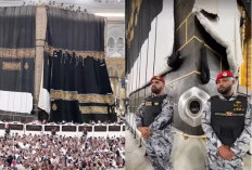 Prosesi Penggantian Kiswah Ka'bah  Bernilai 108 Miliar Mengundang Decak Kagum