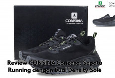 CONSINA Conzero: Sepatu Trail Running Ringan dengan Dual Density Sole, Stabil dan Nyaman untuk Lari Jarak Jauh
