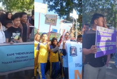 Anak SD Dieksploitasi Demo Dukung MBG: Diajak Pawai, Ternyata Bawa Spanduk Dukung Program Pemerintah