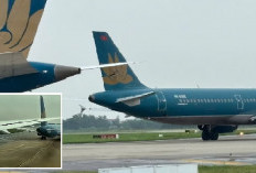 Kondisi Penumpang 2 Pesawat Vietnam Airlines Senggolan Sayap dan Ekor di Bandara Hanoi!