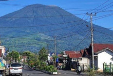 Peringatan! Gunung Api Dempo Status Waspada, Walikota Pagar Alam Himbau Ini
