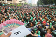 Gaji Enggak Ada, Ojol Tuntut THR Harus UMP! Aplikator Mau Sanggupi?